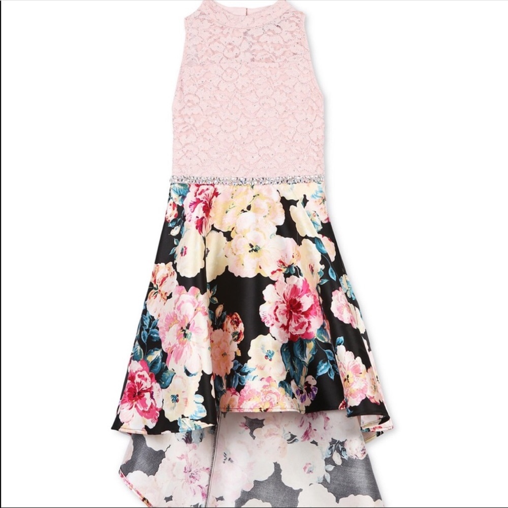 Speechless Easter holiday special event formal prom dress gown Sz 14 hi lo…